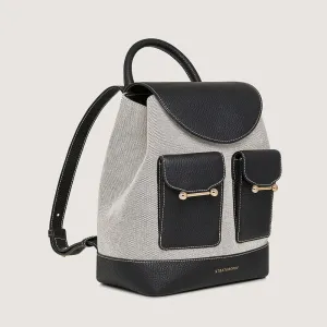 Osette Backpack - Black/Cream Canvas