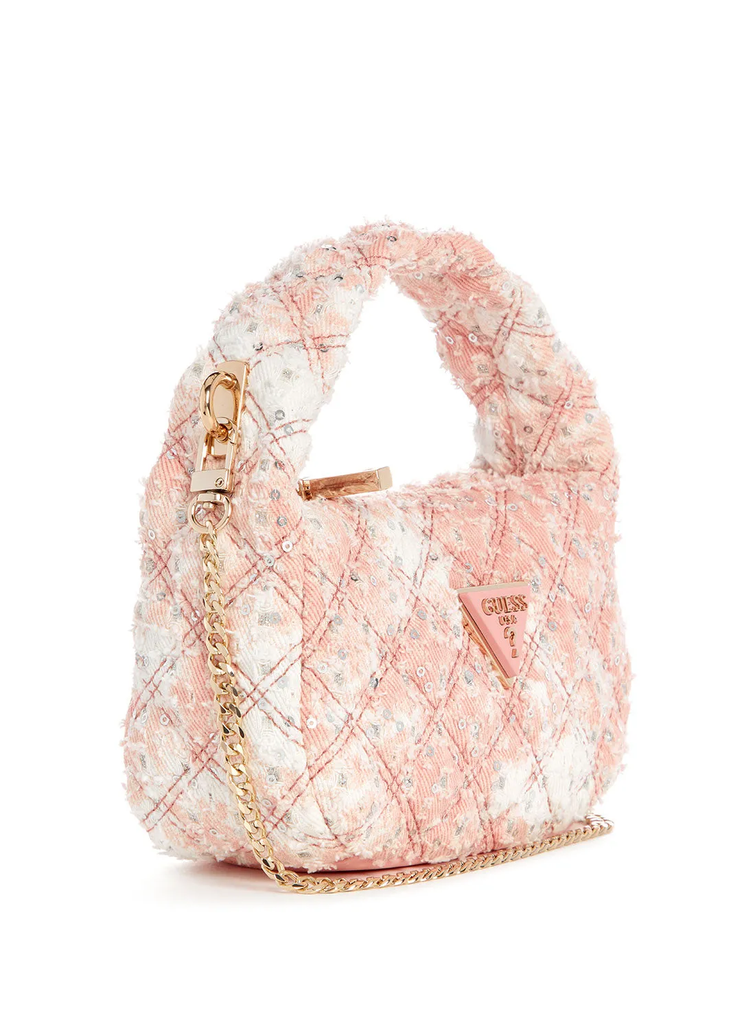 Pink Rianee Mini Hobo Bag
