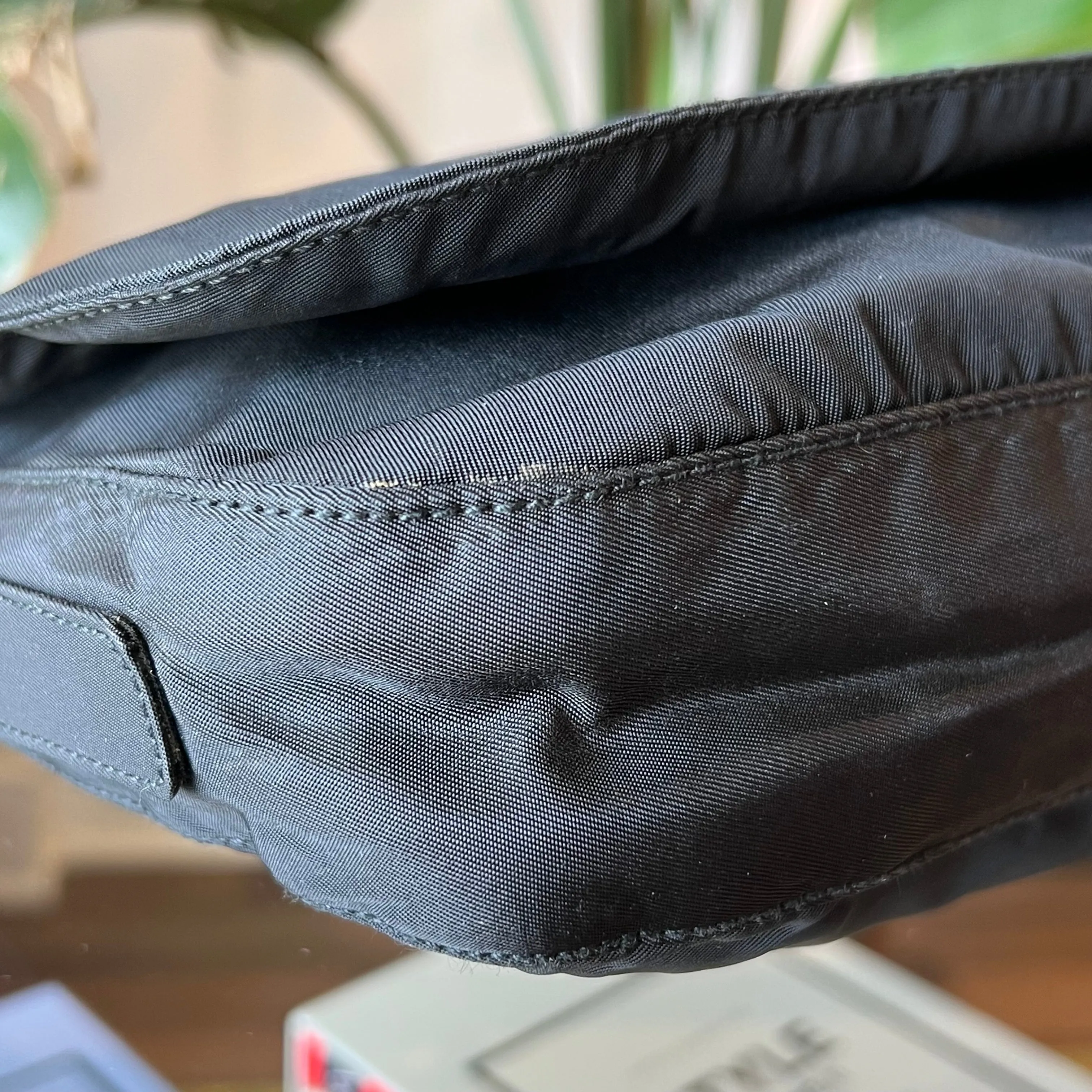 PRADA Shoulder Bag Black Nylon