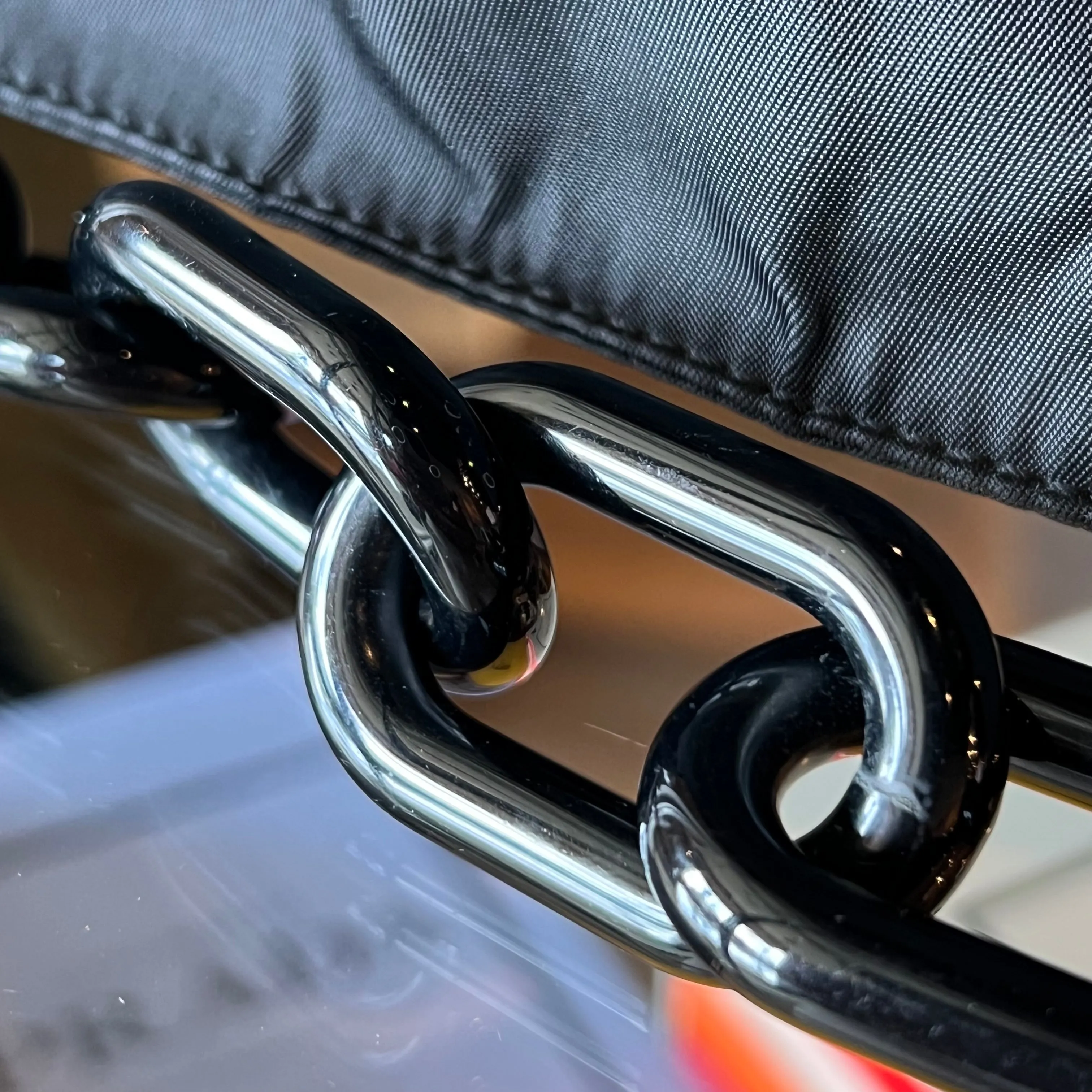 PRADA Shoulder Bag Black Nylon
