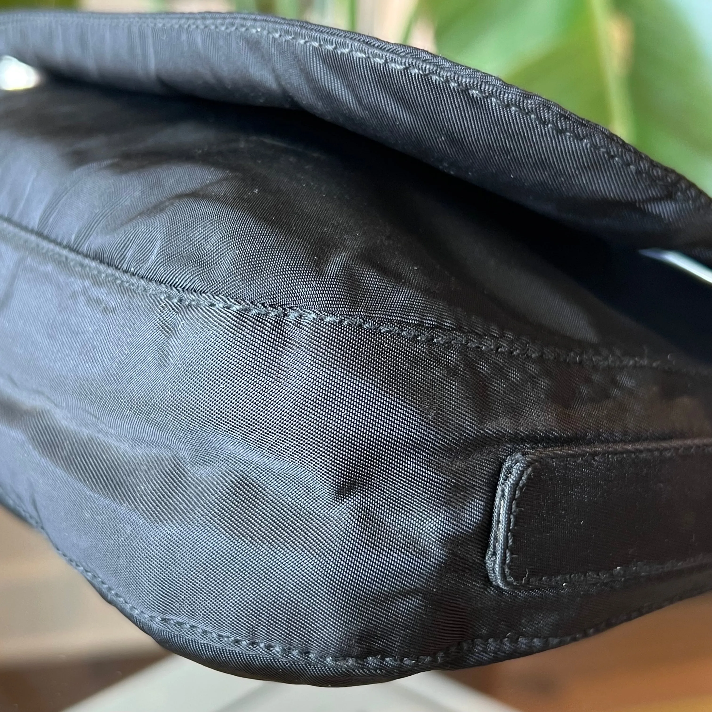 PRADA Shoulder Bag Black Nylon