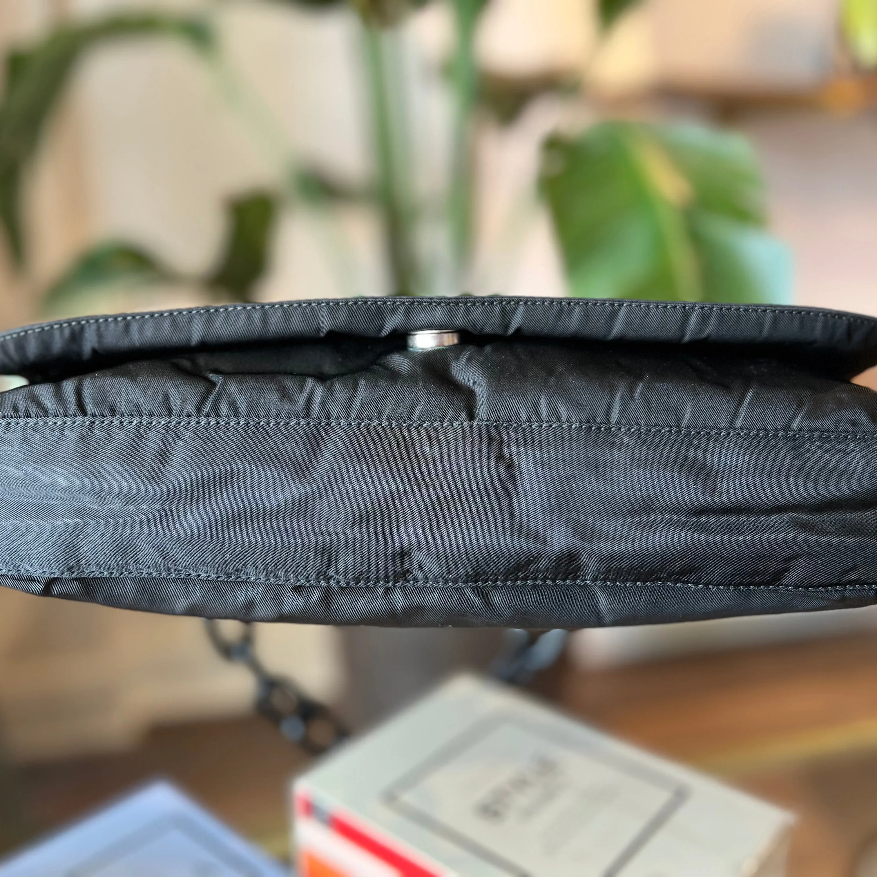 PRADA Shoulder Bag Black Nylon