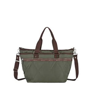 Quilted Zip Tote