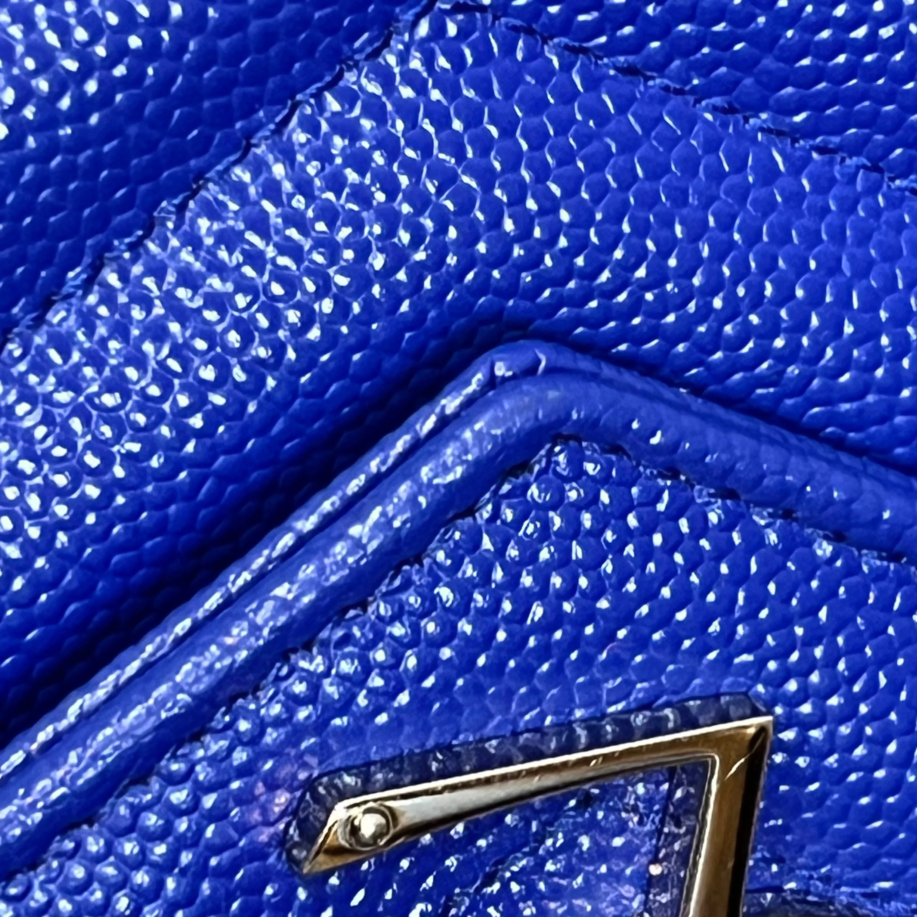 SAINT LAURENT Envelope Wallet On Chain Grain De Poudre Crossbody