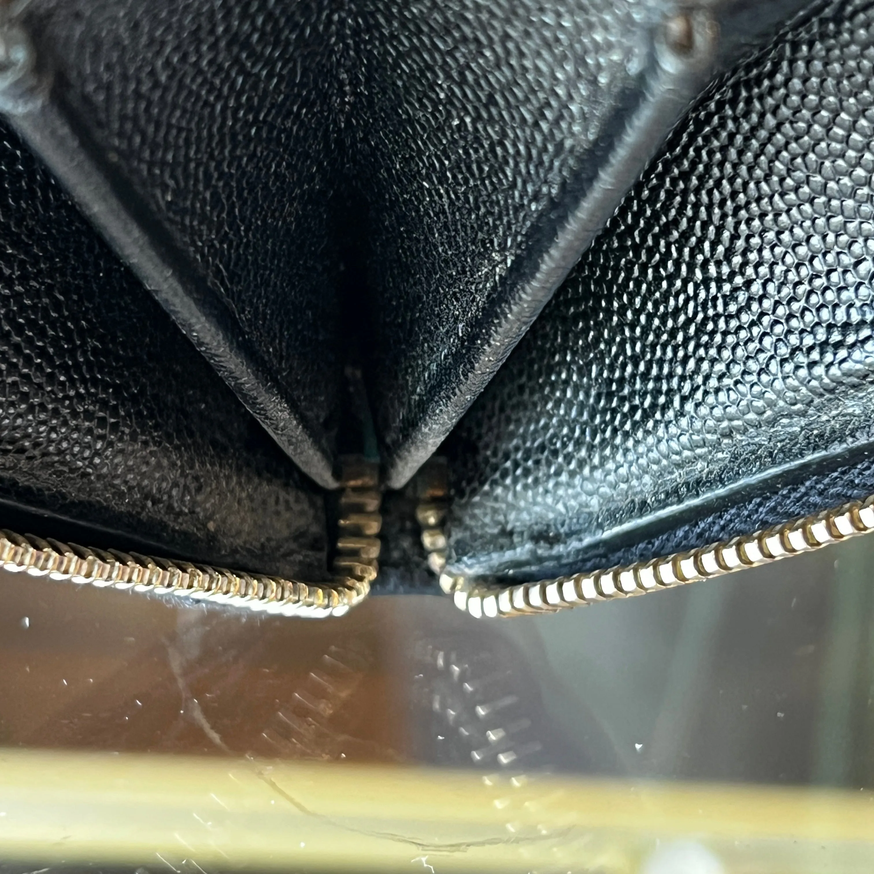 SAINT LAURENT Monogram Quilted Long Wallet