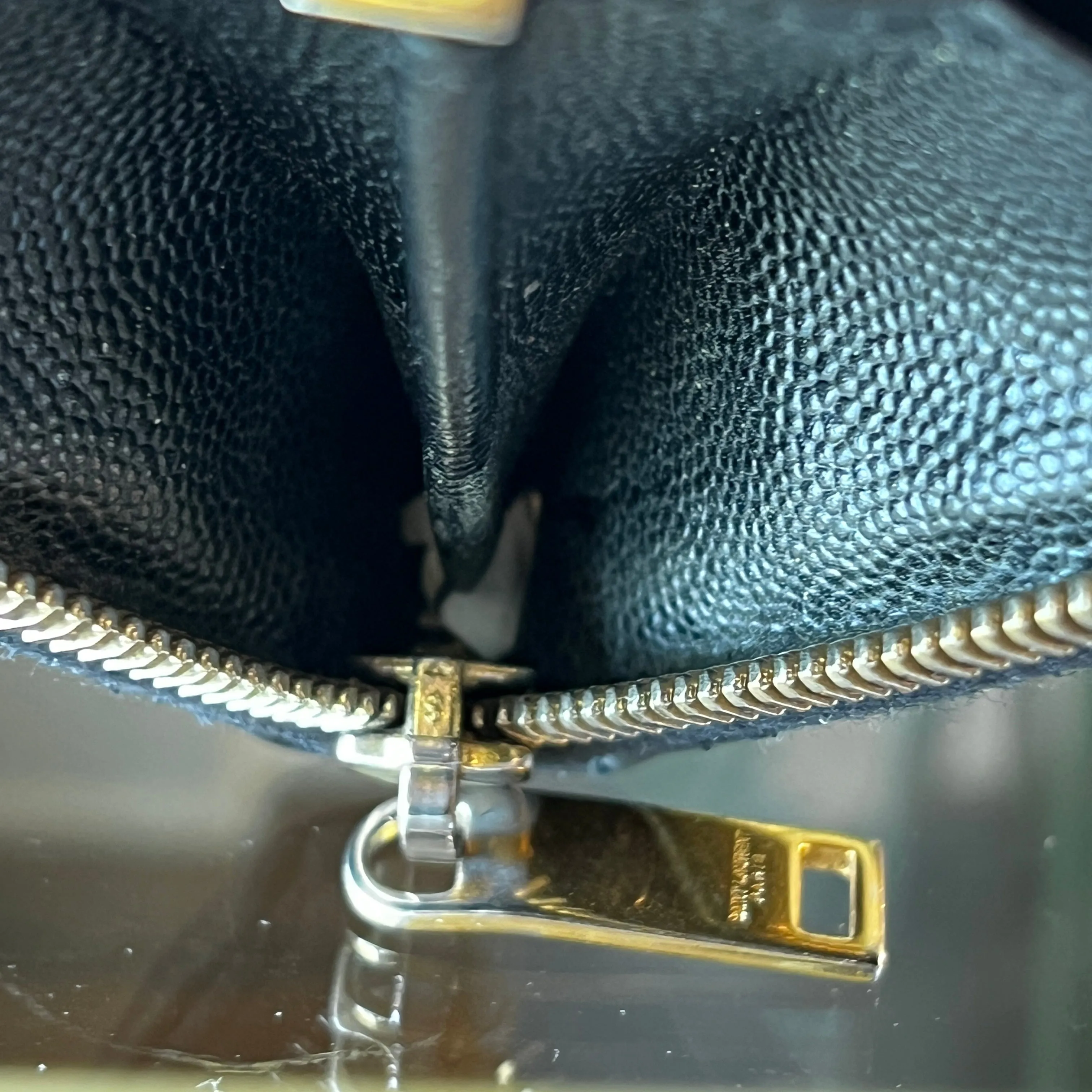 SAINT LAURENT Monogram Quilted Long Wallet