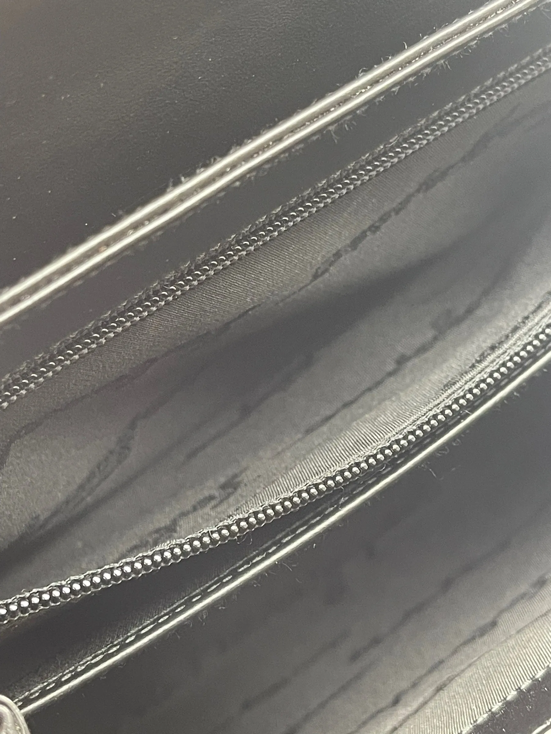 Salvatore Ferragamo Black Structured Leather Satchel