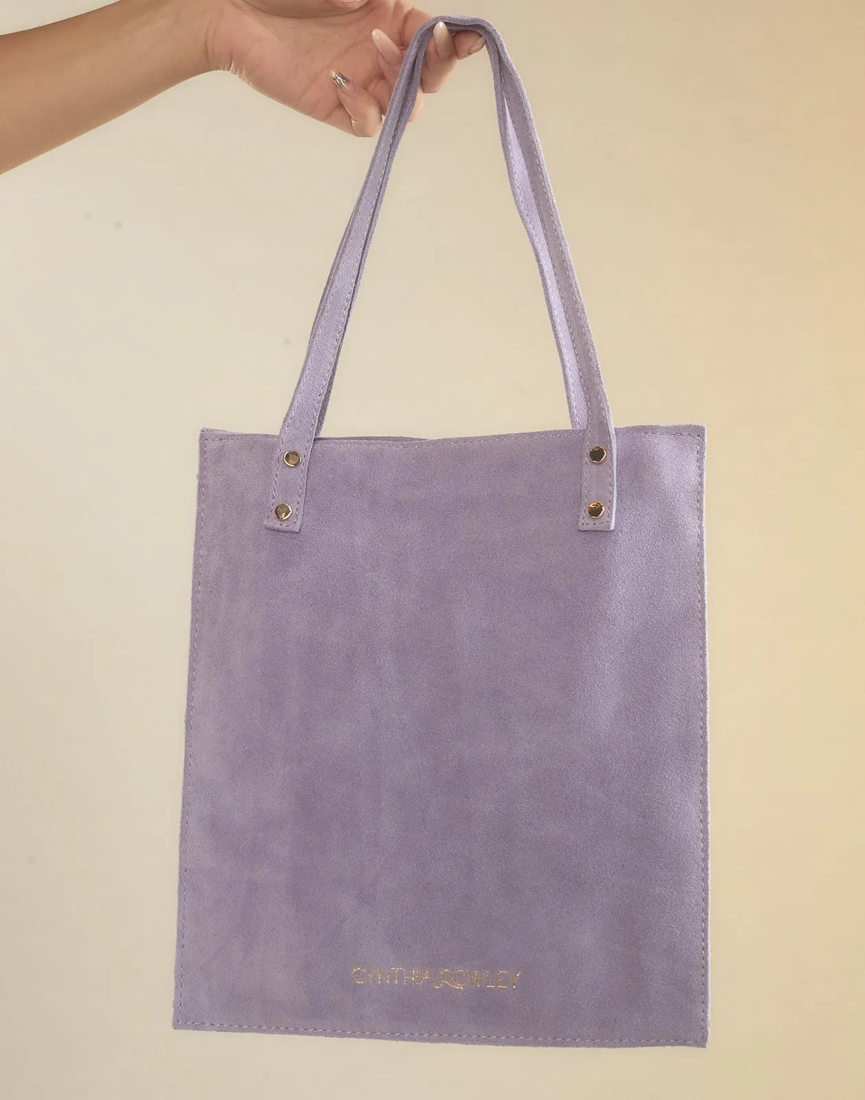 Sleek Suede Tote