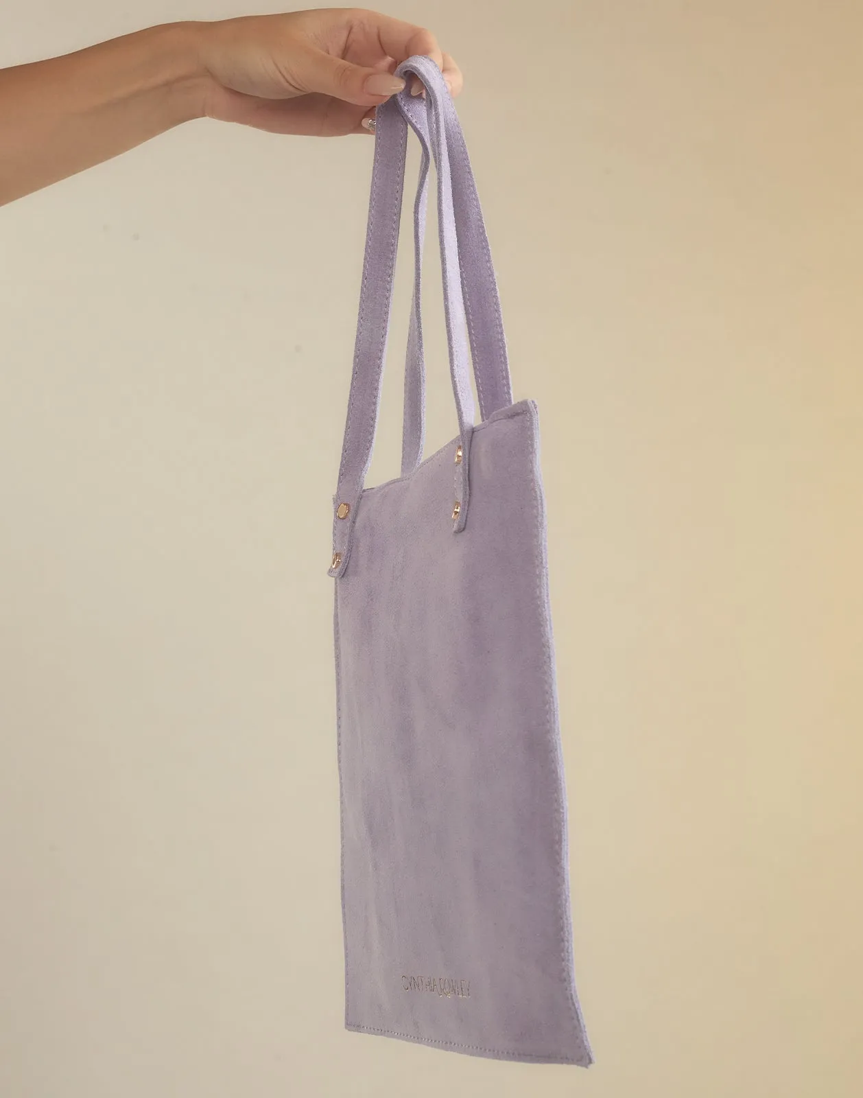 Sleek Suede Tote