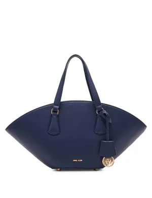 Small Curved Tote with Convertible Strap