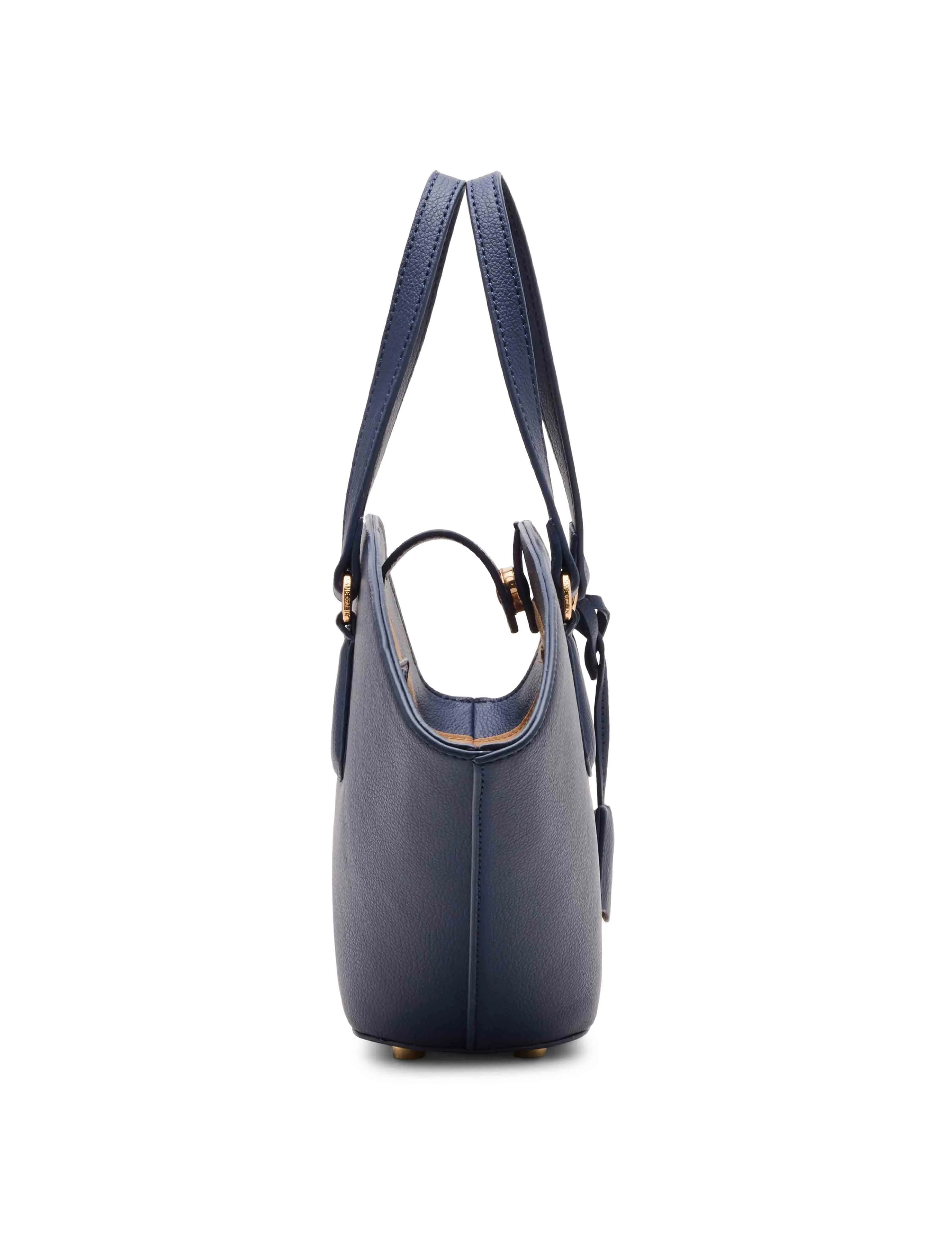 Small Curved Tote with Convertible Strap