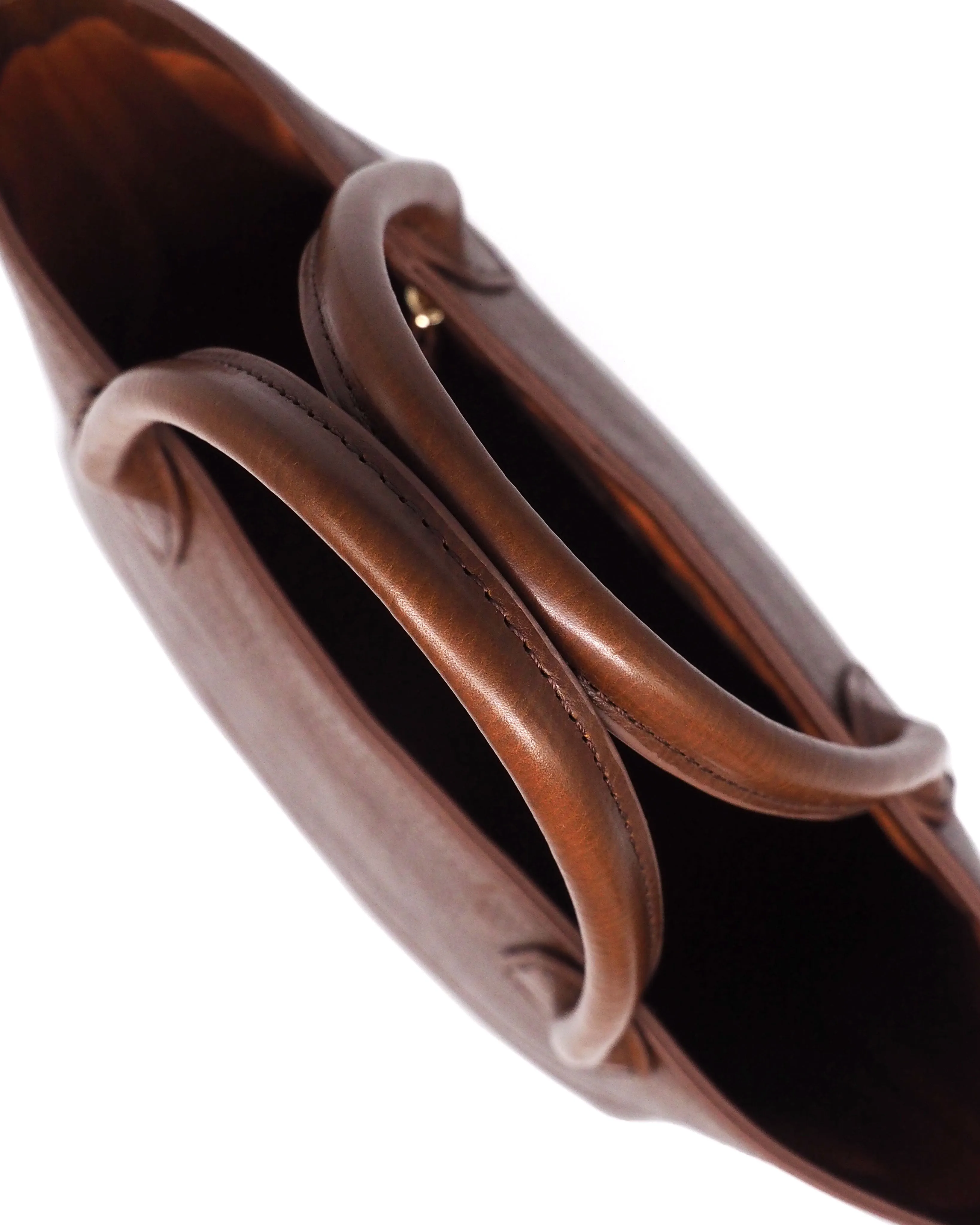 Svezia Tumbled Leather Grande Tote (Cognac)