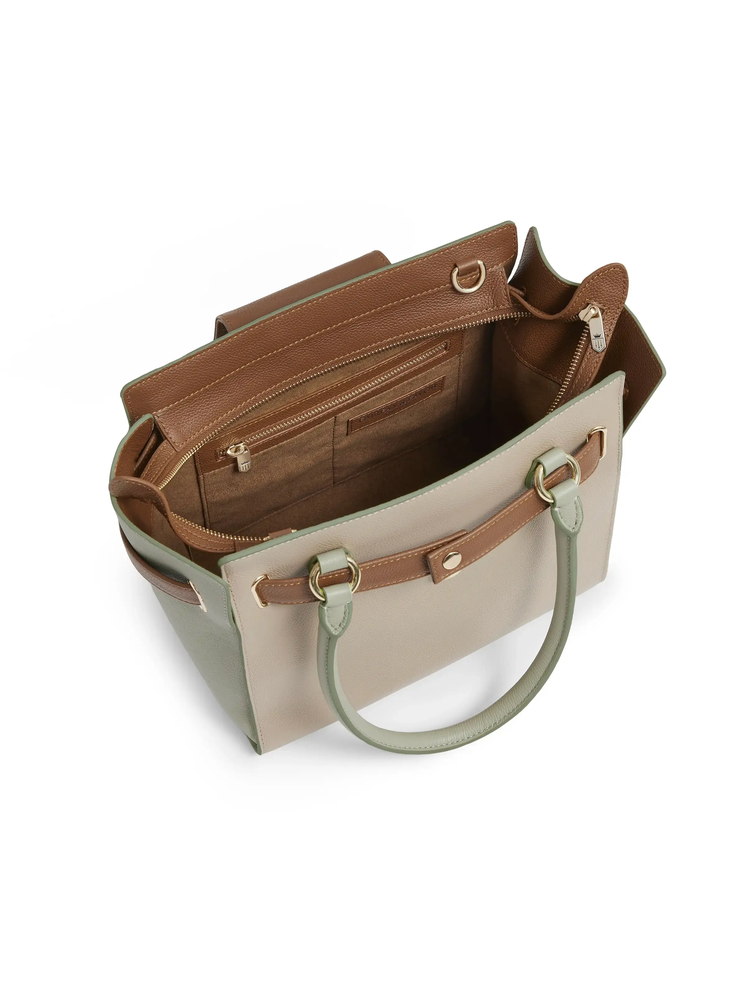 Windsor Tote - Mint Tri-Color