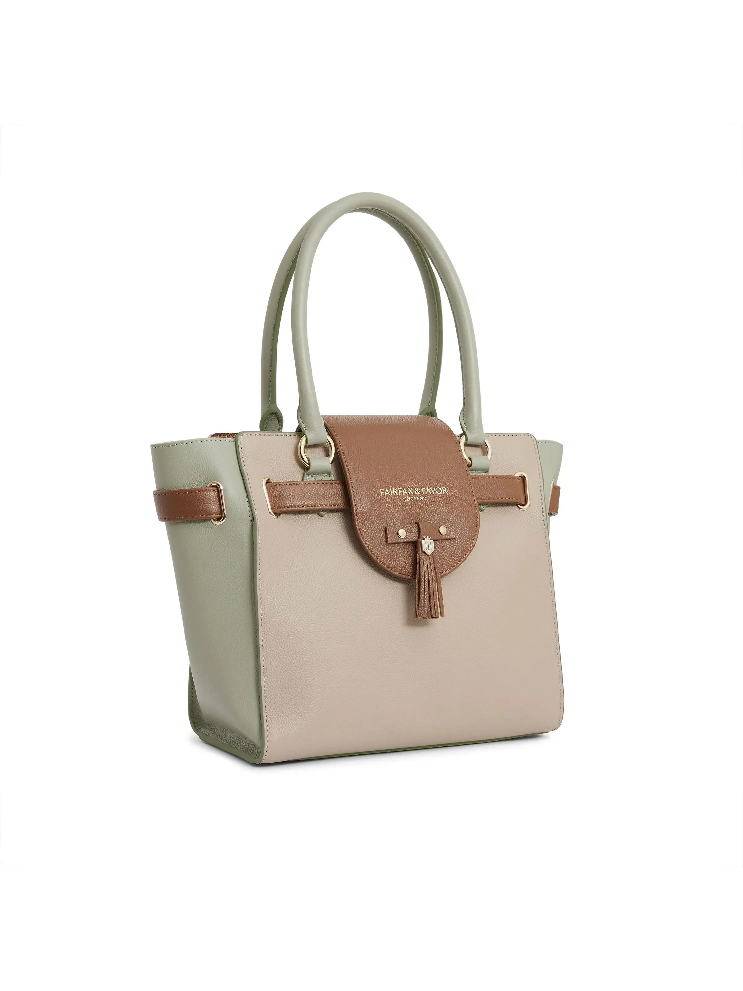 Windsor Tote - Mint Tri-Color